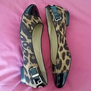 Cheetah print flats